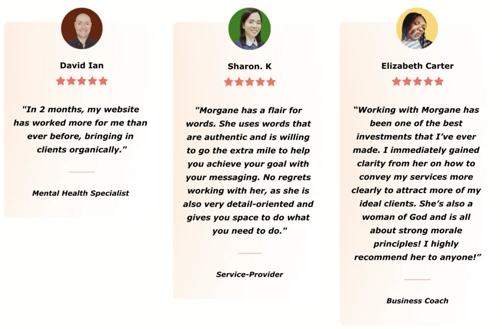 Happy Clients who turned their words into cash Happy Clients who turned their words into cash