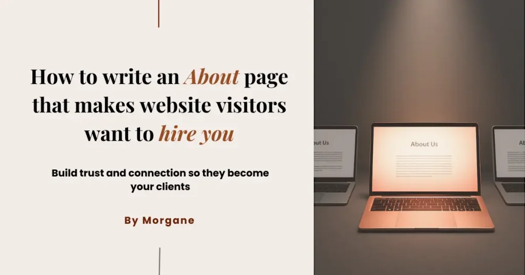 How to write an about page