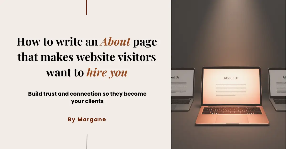 How to write an About page for your website