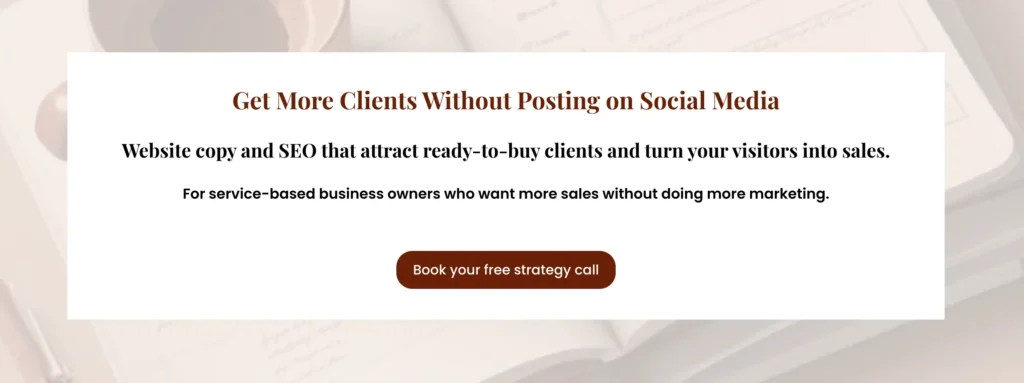 My homepage hero section