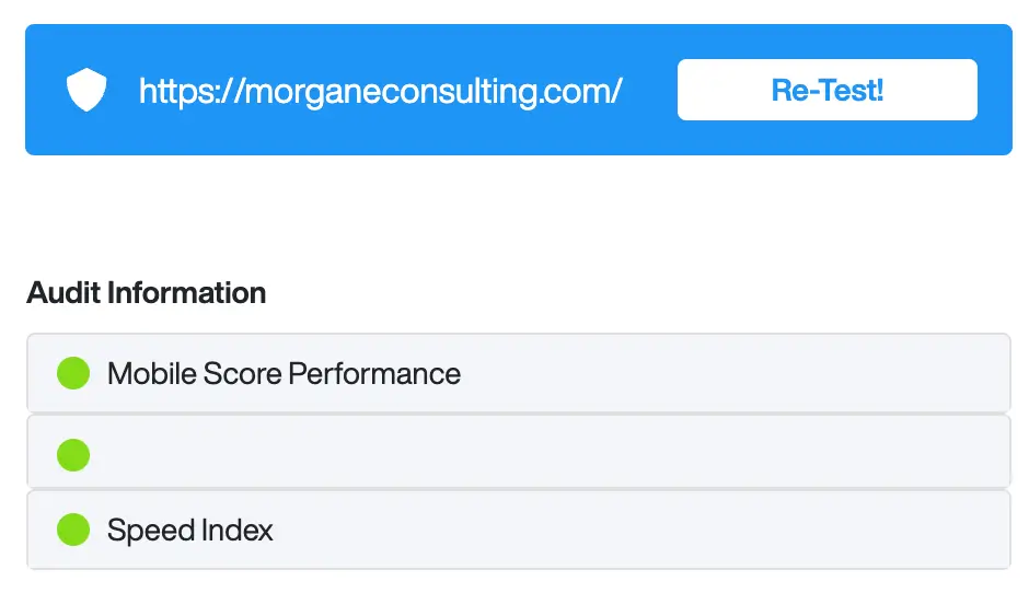 Test optimisation mobile