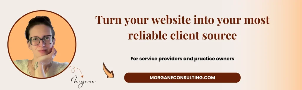 Morgane consulting motto banner