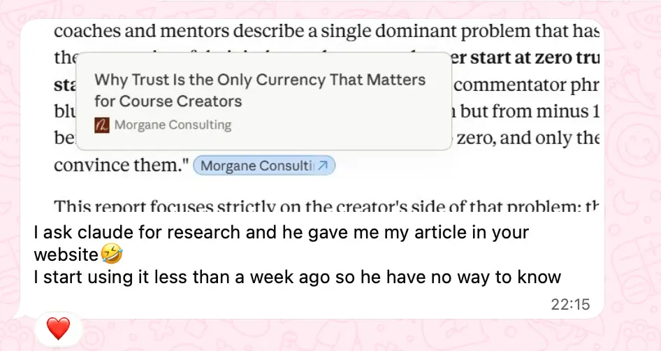 Amit cited by Claude on Morgane Consulting Amit cited by Claude on Morgane Consulting
